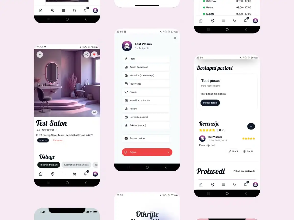 TRAZIM SALON project preview