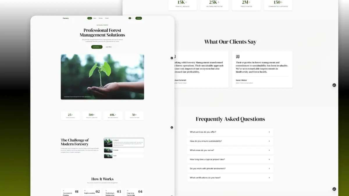 FORESTRY WEBSITE gallery image 2
