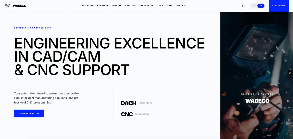 Wadego Dejo Website project preview