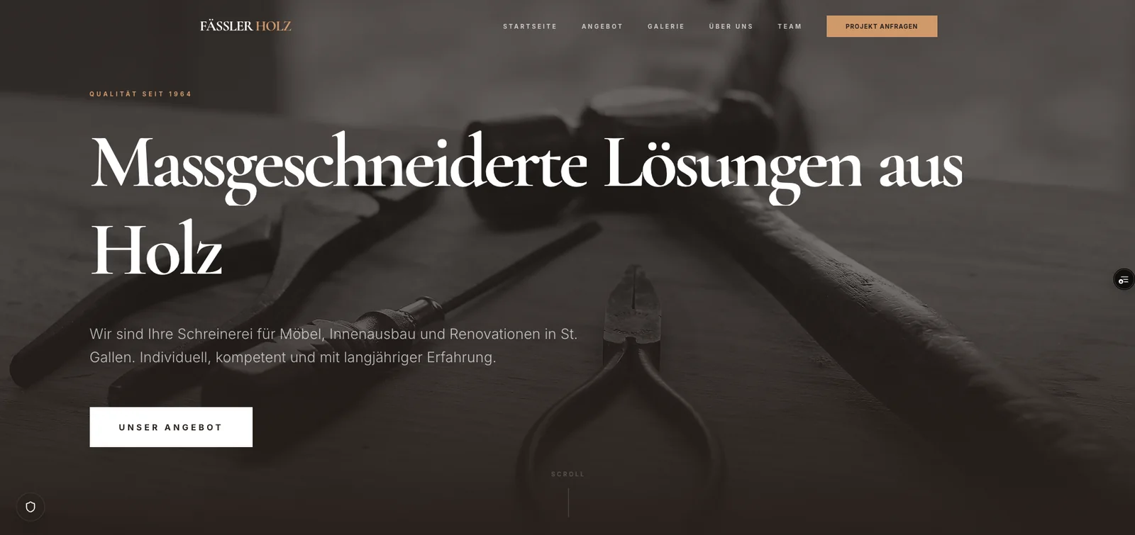 Holzwerkstatt Stephan Fass — Designdetail 1