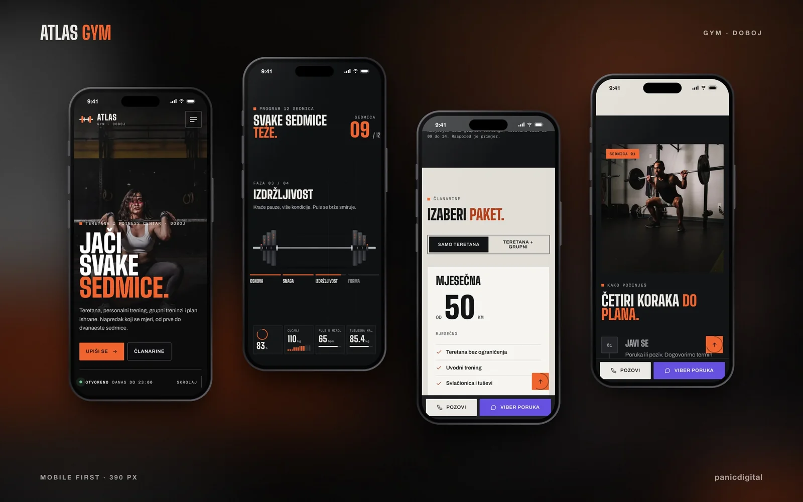 Atlas Gym — design detail 2