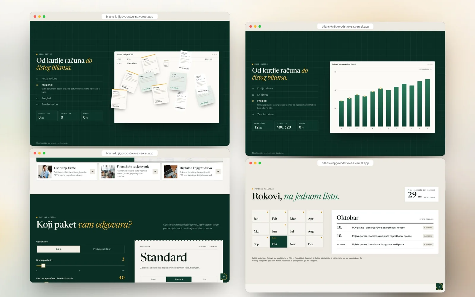 Bilans Accounting — design detail 1