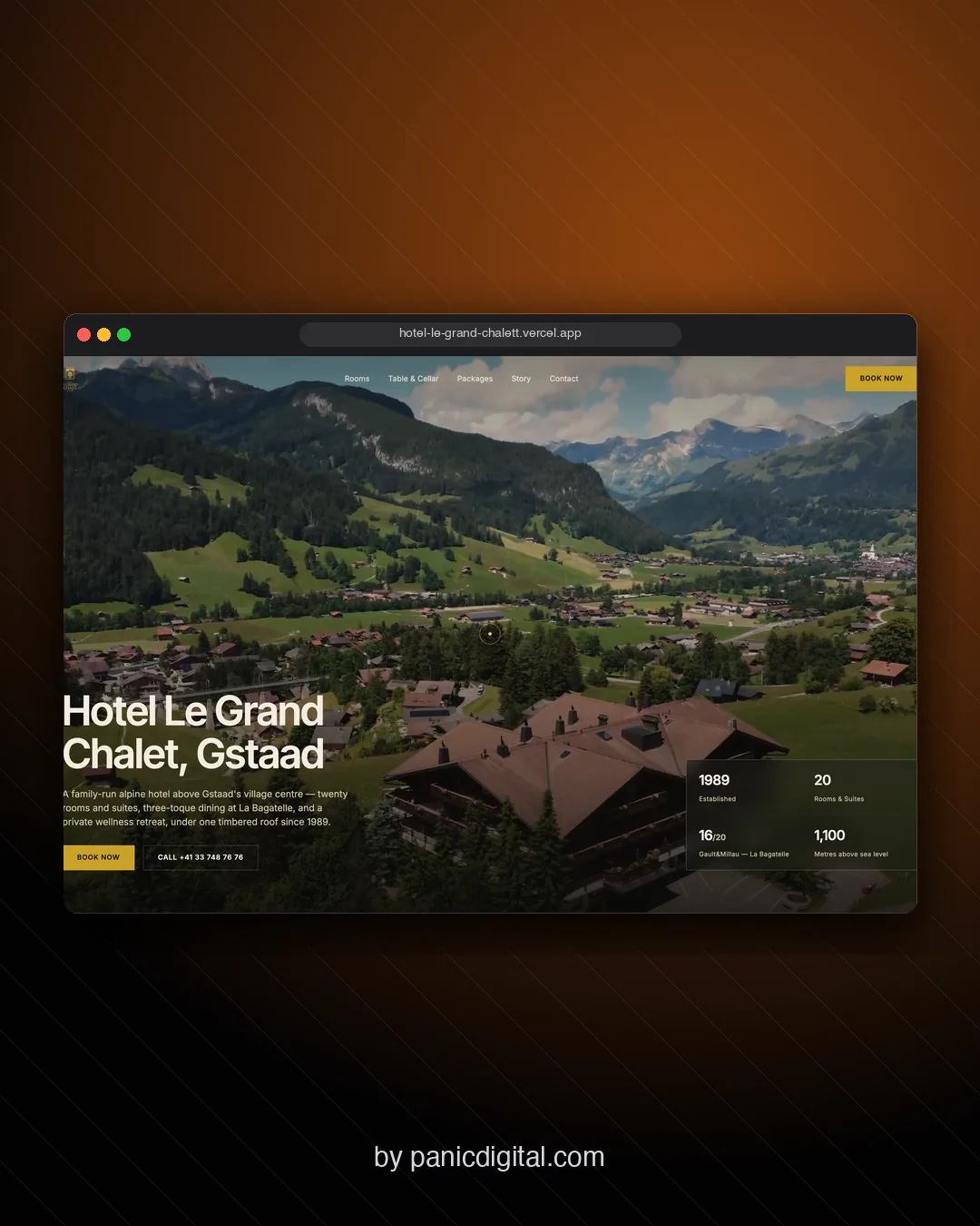 Hotel Le Grand Chalet — Designdetail 1