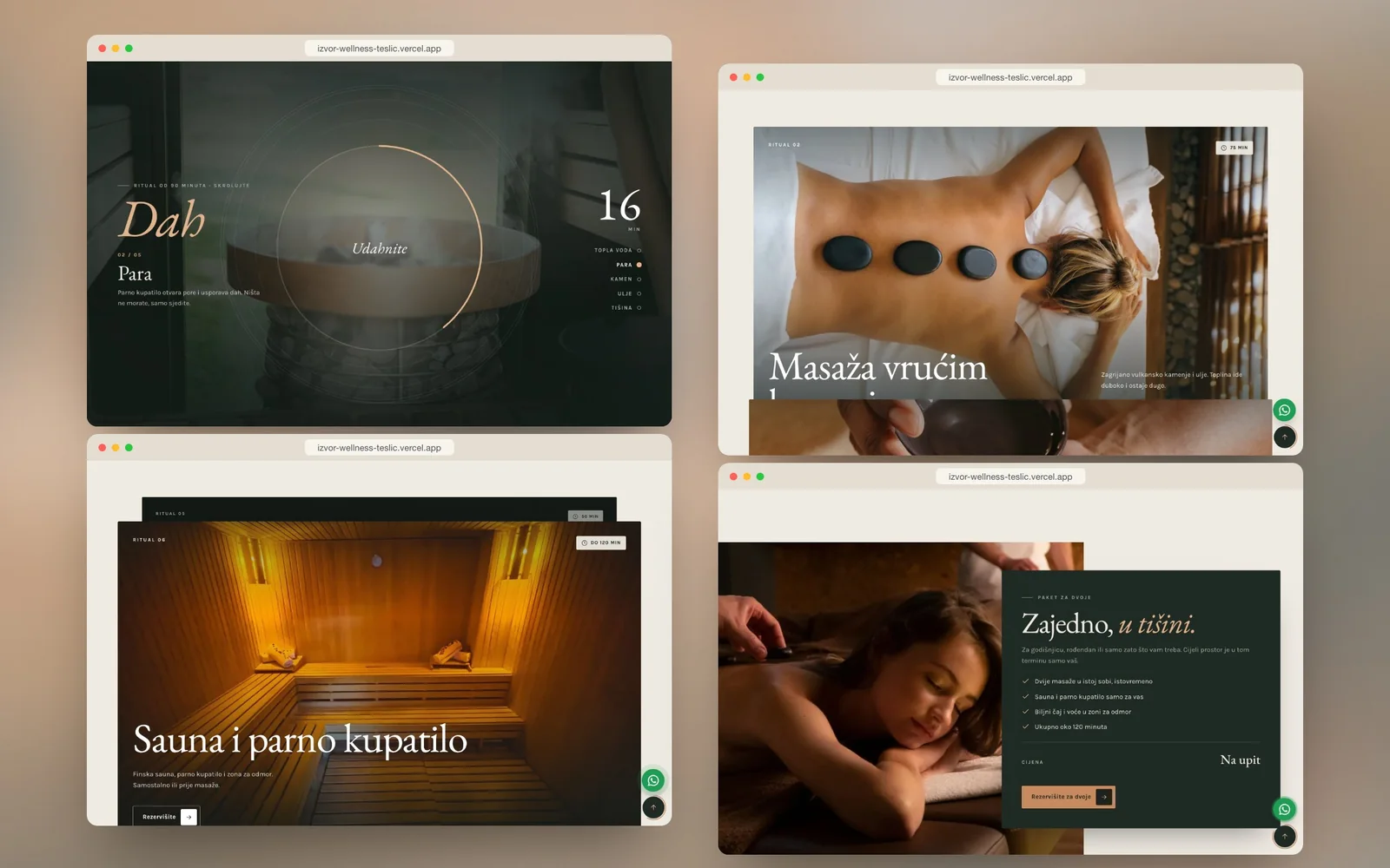Izvor Wellness — design detail 1