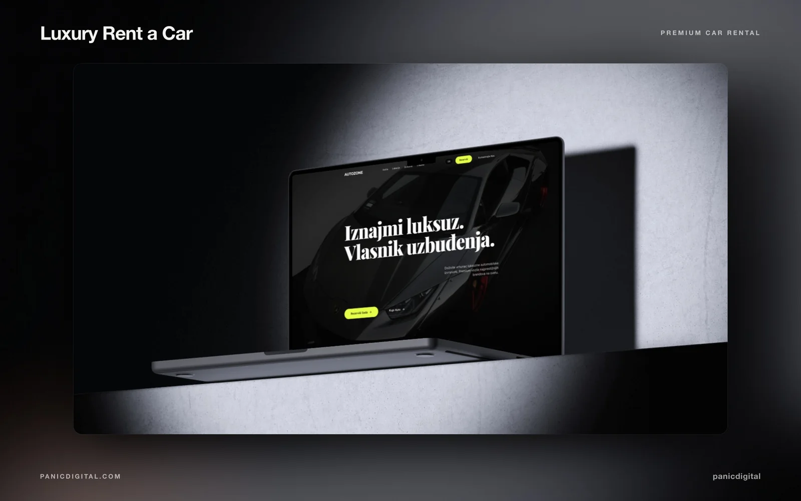 LUXURY RENT A CAR pregled projekta