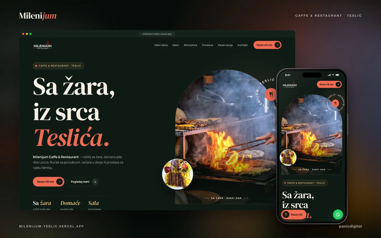 Milenijum Caffe & Restaurant pregled projekta