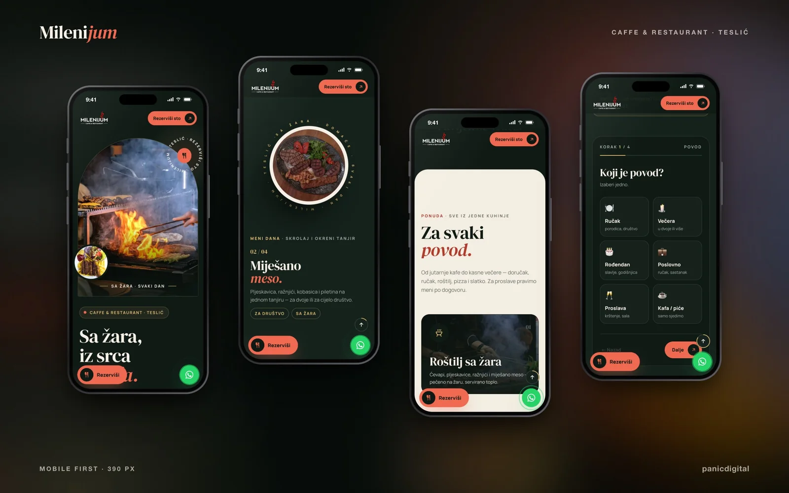 Milenijum Caffe & Restaurant — detalj dizajna 2