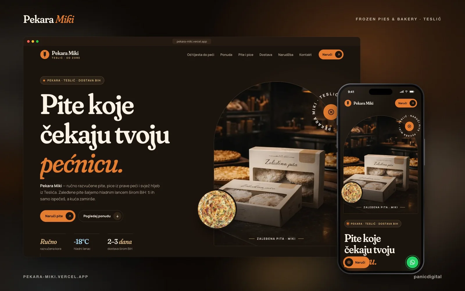 Pekara Miki pregled projekta